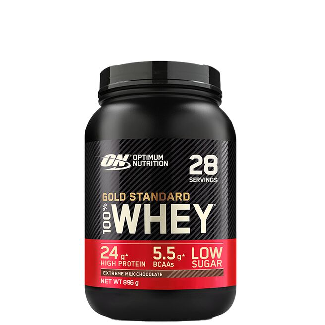 100% Whey Gold Standard Valleprotein 908 g Extreme Milk Chocolate