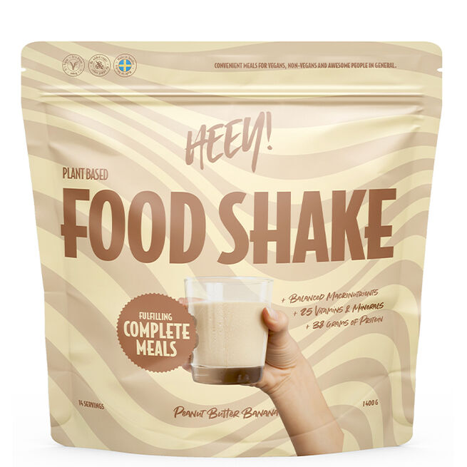 Vegansk Food Shake Måltidserstatning 1400 g Peanutbutter Banan