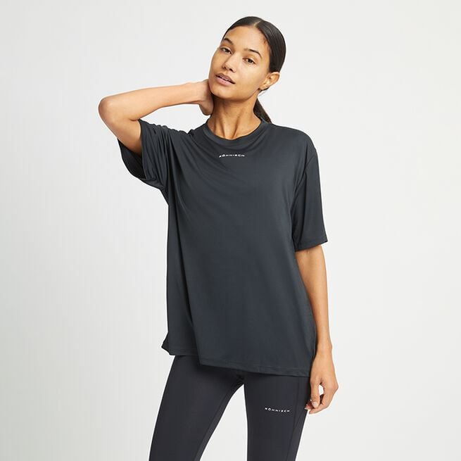 Court Loose T-shirt Sort