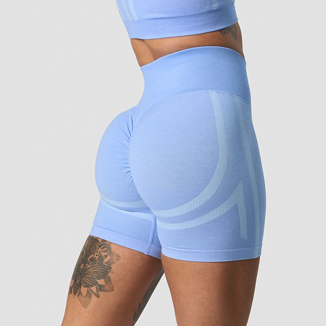Rush Seamless Shorts Lysblå