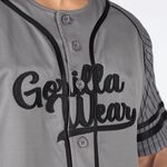 Gorilla Wear 82 Baseball Jersey Grey Zoom