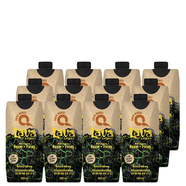 12 x LAVA, 500 ml, Æble/Pære