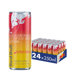 24 x Red Bull Energidryck 250 ml Winter Edition Fuji Apple-Ginger  24 x Red Bull Energidryck 250 ml Winter Edition Fuji Apple-Ginger Fuji Apple-Ginger