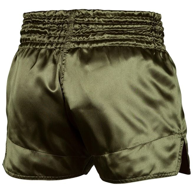 Klassiske Muay Thai Shorts Khaki/Sort
