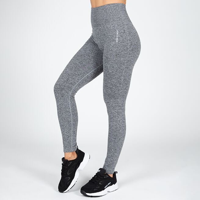 Gorilla Wear Quincy Seamless Leggings, Grey Melange