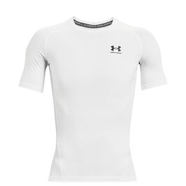 Under Armour Project Rock UA HG Armour Comp SS, White UA HG Armour Comp SS, White