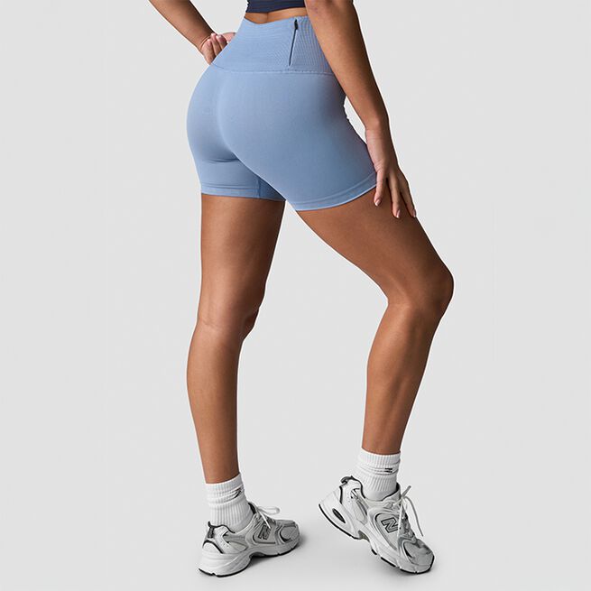 Define Sømløse Shorts Blå