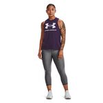 Under Armour Live Sportstyle Graphic Tank Purple Switch White