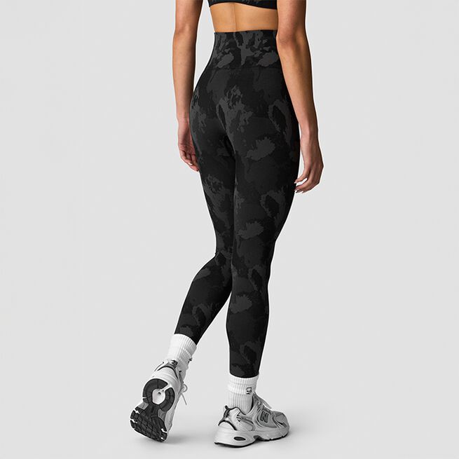 Camo Seamless Tights Grå