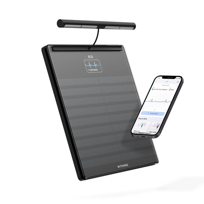 Body Scan Diagnostisk Personvægt Sort