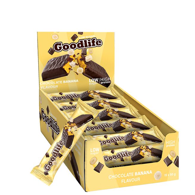 15 x Low Sugar Protein Bar 50 g Chocolate Banana