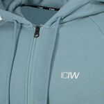 ICANIWILL Essential Zipper Hoodie Pale Blue