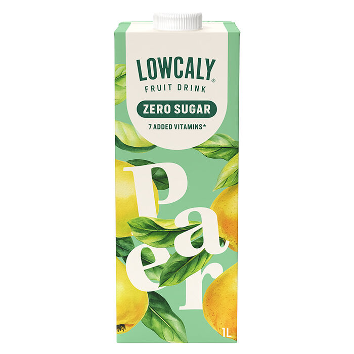 Lowcaly Frugtdrik 1000 ml pear