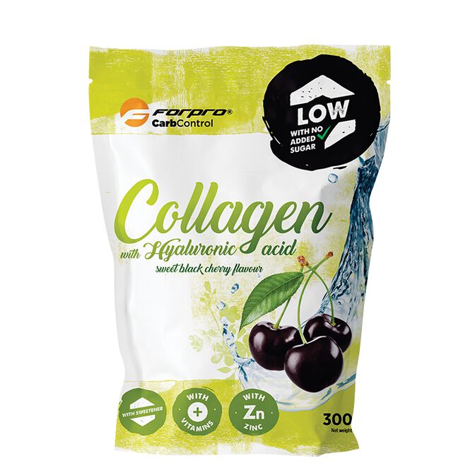 Kollagen med Hyaluronsyre 300 g Kirsebær