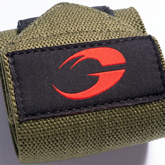 Hardcore Wrist Wraps 18 inch, Green/Red