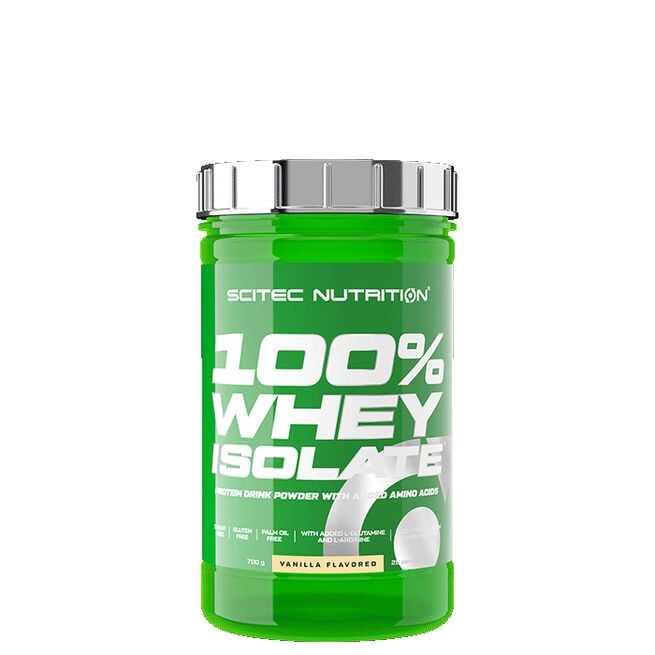 100% Whey Isolate Valleprotein 700 g Vanilla