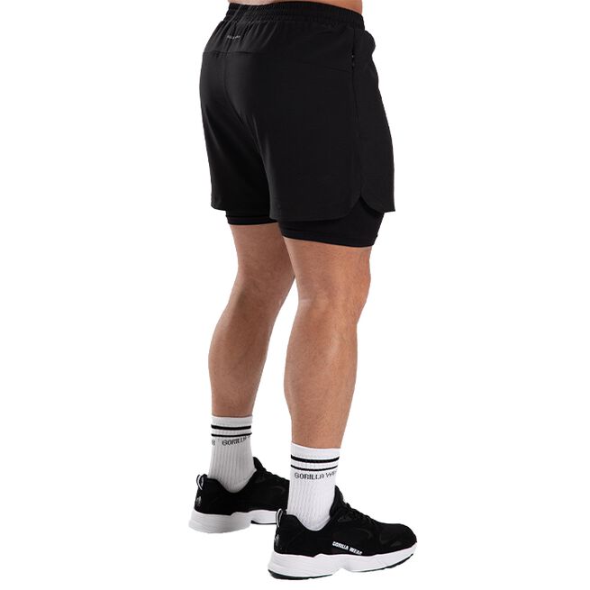 Cortez 2-In-1 Shorts, Black