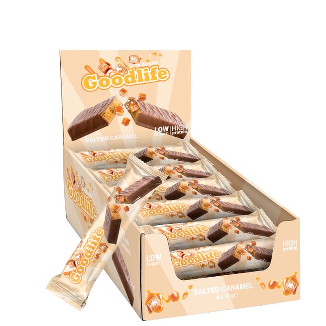 15 x Low Sugar Protein Bar 50 g Salted Caramel