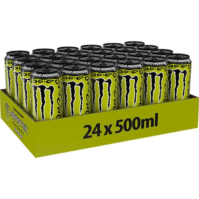 24 x Monster Energy 50 cl Lando Norris Zero Sugar Lando Norris Zero Sugar