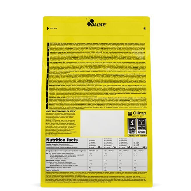 Whey Protein Complex 100% Olimp Dubai Style Chocolate