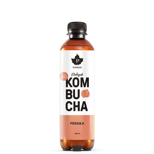 Kombucha ØKO, 370 ml Persika
