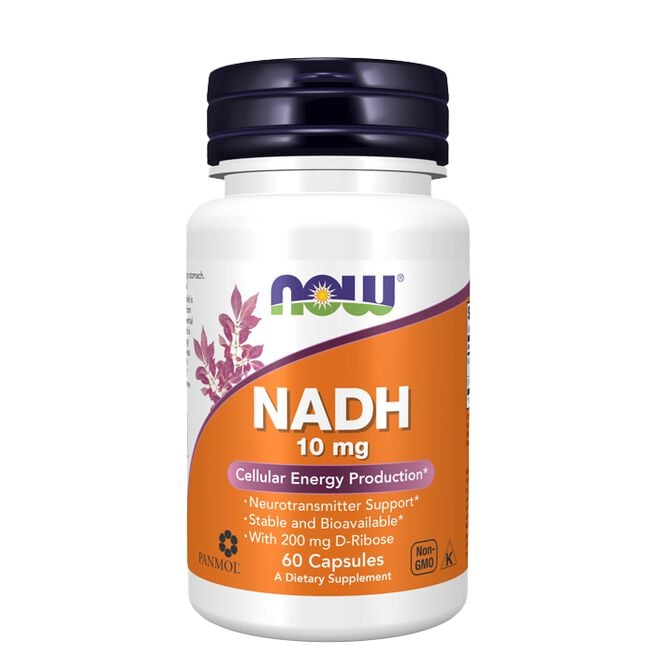 NADH 10mg + 200mg Ribose 60 kapsler