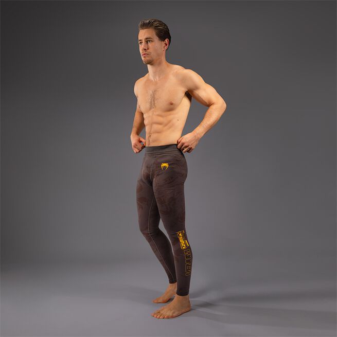 UFC Fusion by Venum Fight Week Men's Performance Tights Earthen Brown