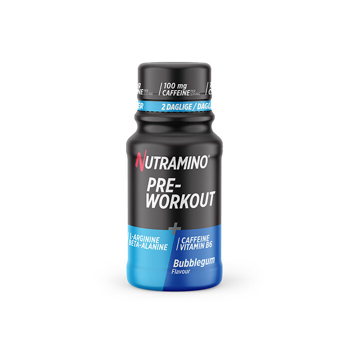 12 x Nutramino PWO Shot Bubblegum 60 ml Bubblegum