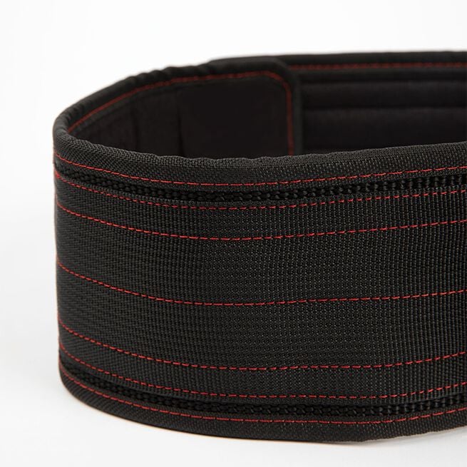 Gorilla Wear 4 Inch Nylon Belt, black/red