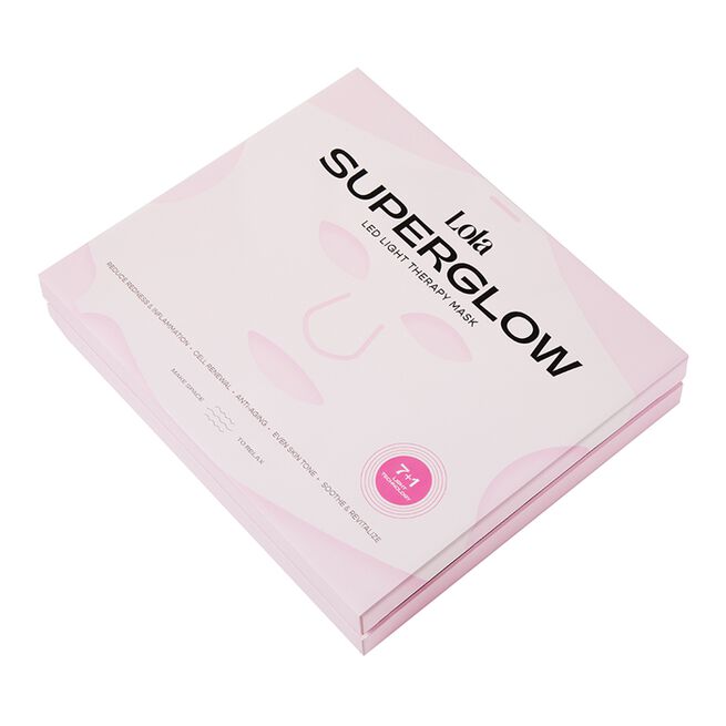 Glow LED Ansigtsmaske Rosa