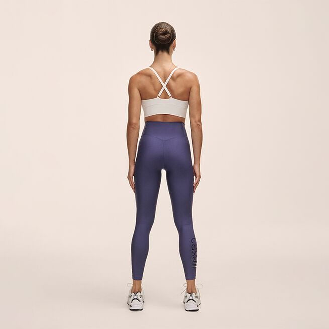 Graphic Træningstights Høj Talje Lilla