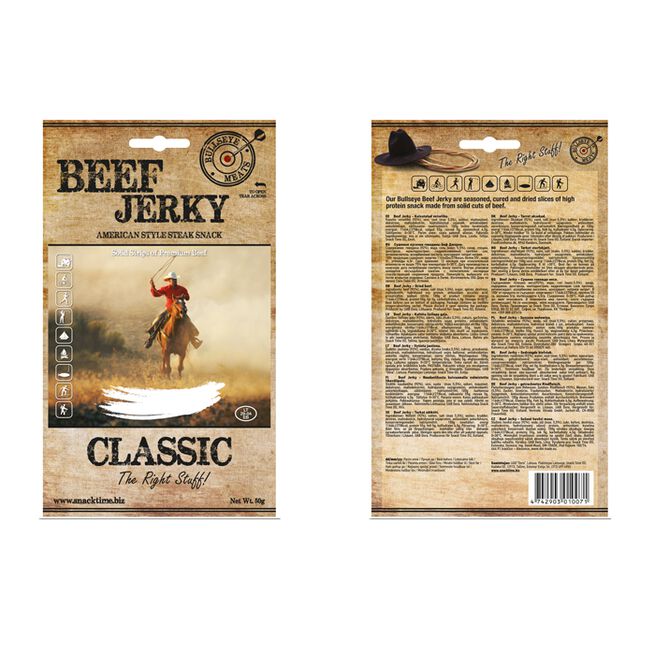 Beef Jerky, 50 g Classic