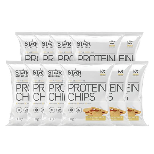 10 x Protein Chips, 30g, Onion 