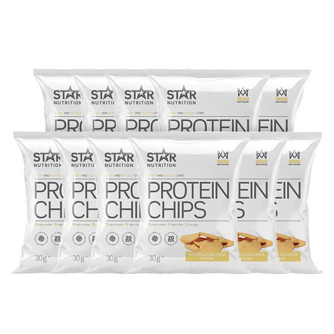 10 x Protein Chips, 30g, Onion