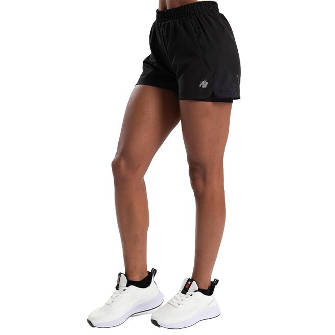 Katy 2-In-1 Shorts, Black
