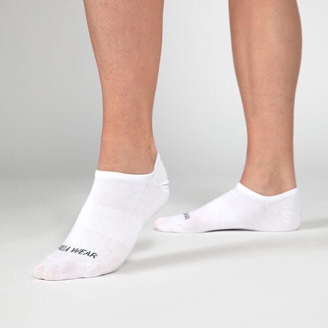 Gorilla Wear Ankle Socks 2-Pack, White