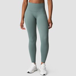 ICIW Ribbed Define Seamless Pocket Tights, Racing Green Ribbed Define Seamless Pocket Tights, Racing Green