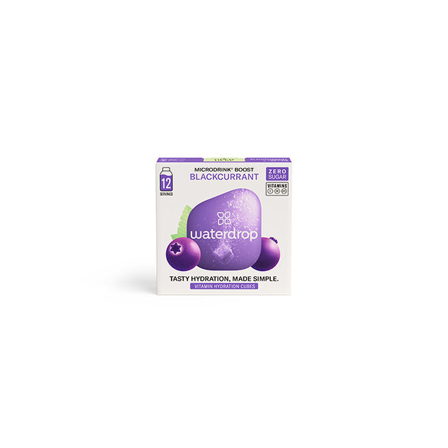 Waterdrop Microdrink Hydration 12 serveringar Blackcurrant