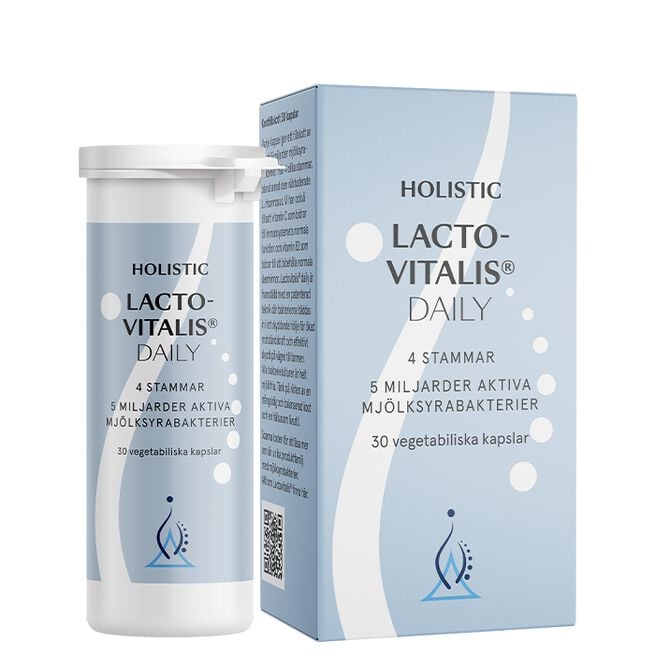 Lactovitalis® Daily Mælkesyrebakterier 30 vegetabilske kapsler