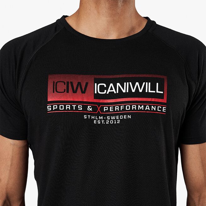 ICIW Perform Tri-blend Standard Fit T-shirt, Black