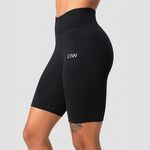 ICANIWILL Ribbed Define Seamless Biker Shorts, Black