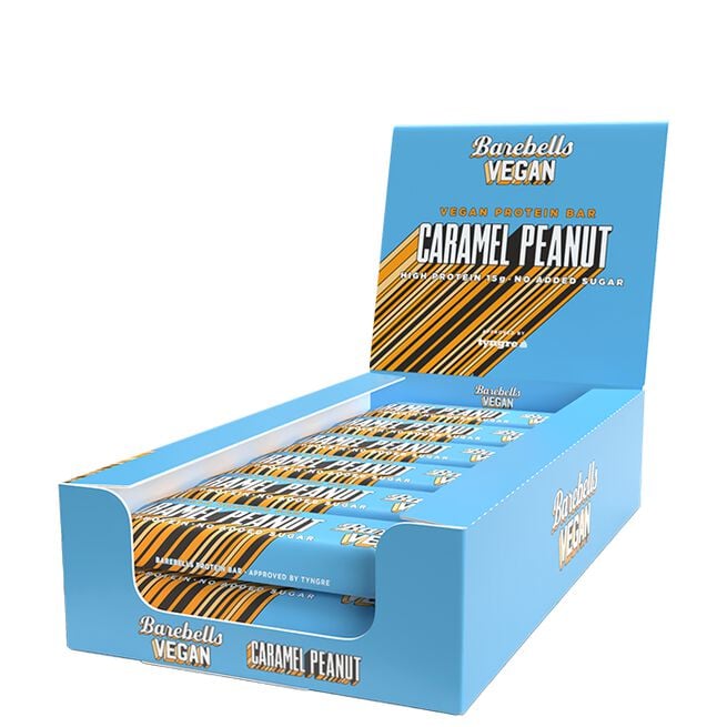 12 x Barebells Vegan Protein Bar 55 g Peanut Caramel