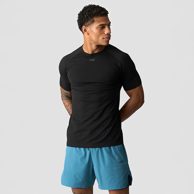 Sculpt Seamless T-Shirt Sort
