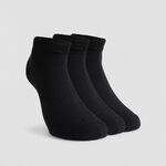 ICANIWILL 3-Pack Ankle Sock, Black