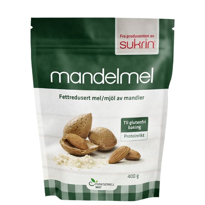 Mandelmel Fedtreduceret 400 g