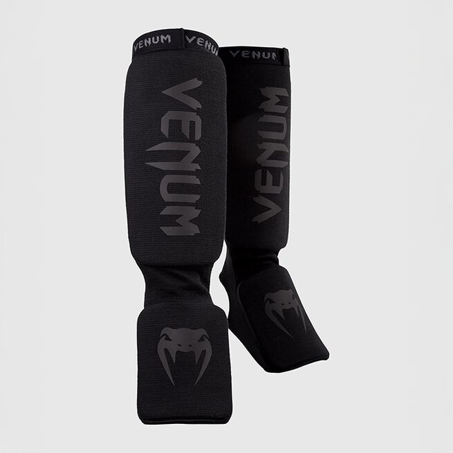 Venum Kontact Shinguards Black/Black