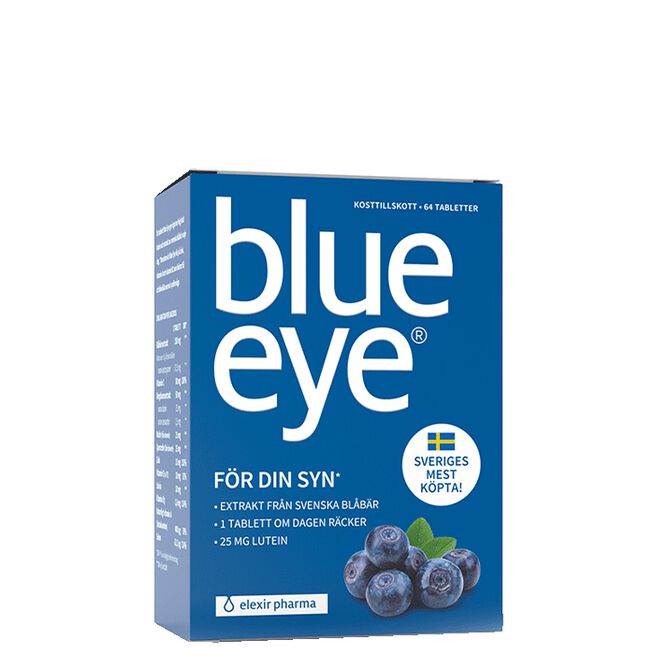 Blue Eye Blueberry ekstrakt 64 tabletter