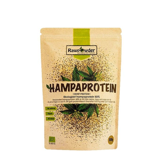 Økologisk hampeprotein 500 g