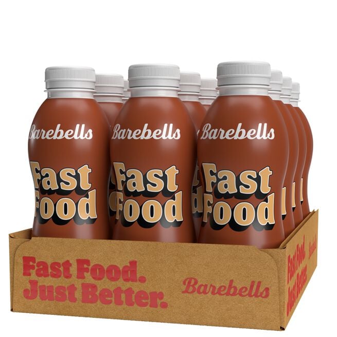 12 x Barebells Fast Food Måltidserstatning 500 ml Chocolate