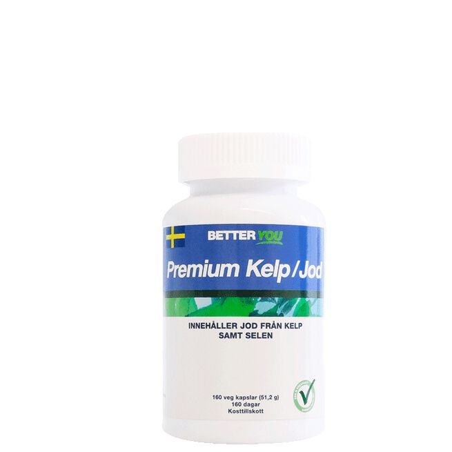 Premium Kelp/Jod 160 kapsler